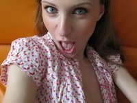 Amazing amateur babe Kate selfies