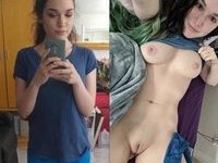 Dressed Undressed sexy amateurs