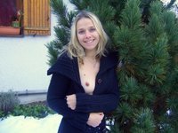 Blond amateur wife Bernadette private pics collection