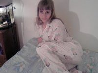 Blond amateur GF in her bedroom