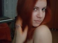 Amateur redhead wife naked at home