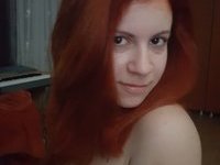 Amateur redhead wife naked at home