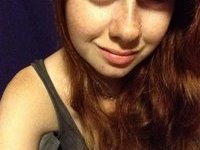 Redhead amateur teen GF exposing herself