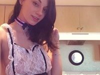Very sexy amateur brunette babe