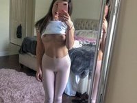 Sexy selfies from shy teen babe