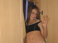 Teenage amateur cutie teasing