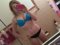 Sweet young amateur blonde GF