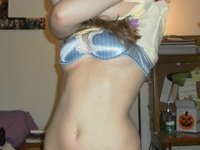 Sexy amateur blonde babe exposed