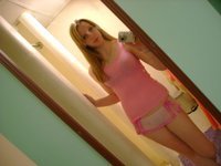 Amateur blonde babe private selfies