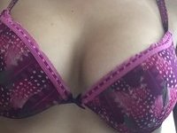 Busty amateur GF love showing her tits