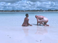 Fucking on the Beach, interracial beach porn in Africa
