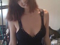 Gorgeous sweet teen girl shows everything