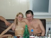 Russian blond swinger wife sexlife