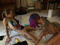 Tattooed amateur slut sexlife great pics