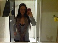 Amateur brunette GF teasing pics collection
