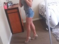 Cute sexy blonde amateur babe hottest selfies