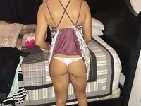 Amateur babe with fine selection of sexy outfits