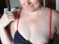 Chunky wife naked at home
