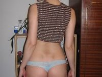 Amateur girl naked at home