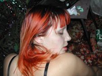 Sex with redhead slut