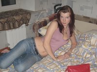 Redhead amateur girl exposed
