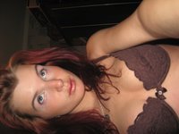 Redhead amateur girl exposed