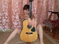 Russian amateur cutie posing at home