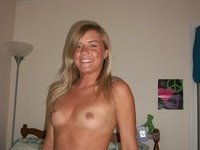 Young amateur blonde babe private pics