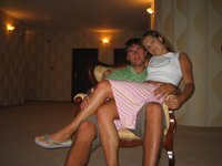 Young amateur couple at summer vacations