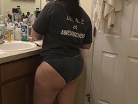 Chubby amateur wife exposed