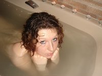 Curly amateur girl exposed