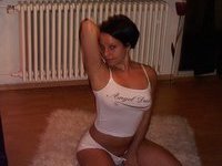 Brunette amateur wife homemade pics collection