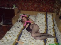 Russian amateur blonde wife