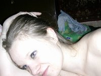 Russian amateur blonde wife