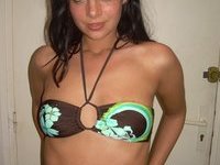 Very sexy amateur brunette babe pics collection