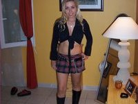 Sexy blond MILF homemade porn