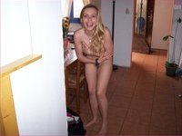 Sexy blond MILF homemade porn