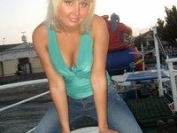 Amazing very sexy amateur blonde private pics