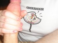 Curly cock sucker