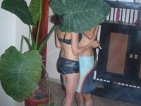 Amateur couple at summer vacation