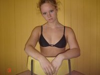 Blonde amateur teen girl