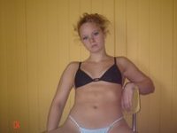 Blonde amateur teen girl