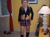 Blond amateur MILF sexlife pics