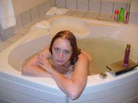 Masturbating in the bathtub