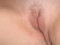Filled pussy with cum
