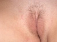 Filled pussy with cum