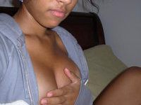 Big tit black babe