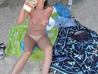 Amateurs nudist girls on the beach