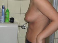 Getting ready for showering