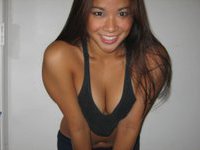Gorgeous Asian posing nude